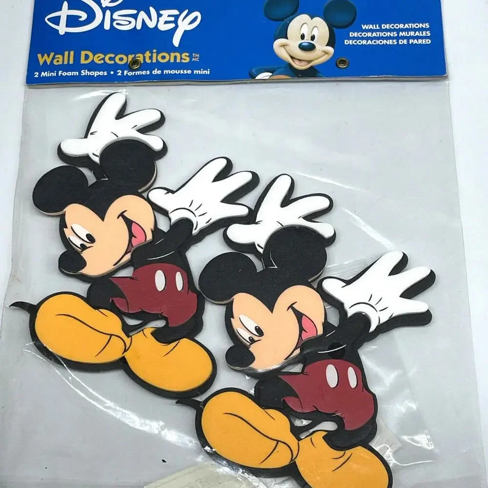 Sandylion Mickey Mouse Foam Wall Stickers Decorations Disney‎ 2006 RARE